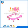 Factory Multi-function Plastic 8 wheels folding round baby walker/New model cheap swivel wheels baby walke sale